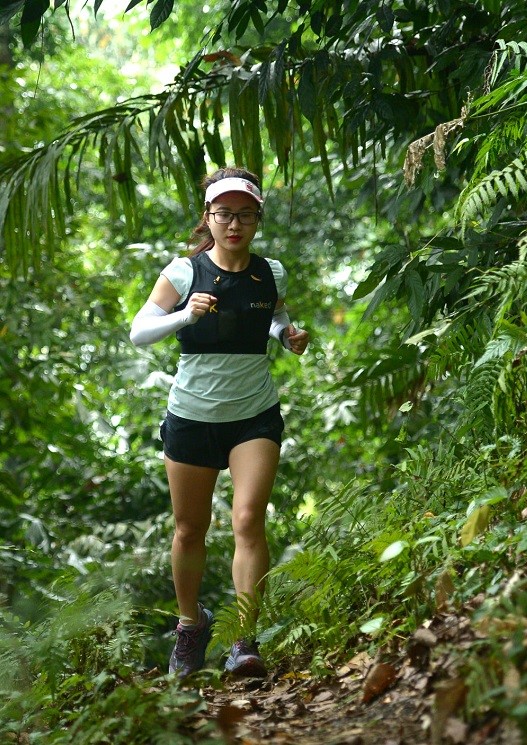 Nữ runner với thành tích 100km - Trà My đã có mặt tại giải chạy Ba Be Jungle Marathon 2021